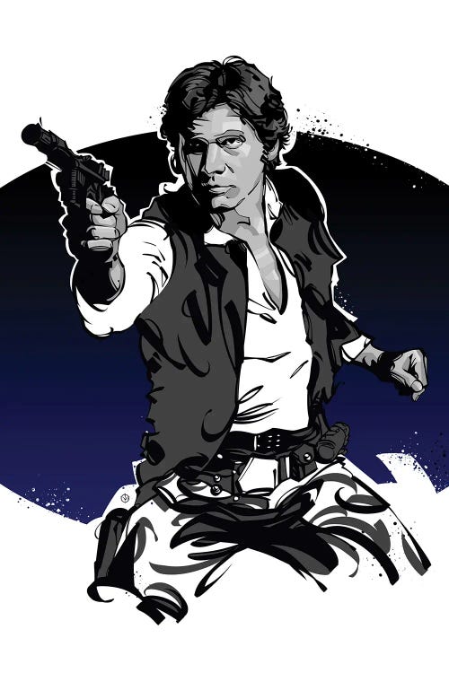 Han Solo by Nikita Abakumov wall art