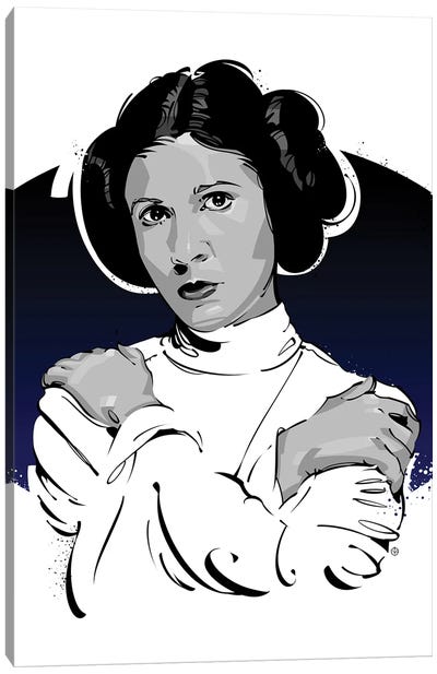 Leia Canvas Art Print - Star Wars