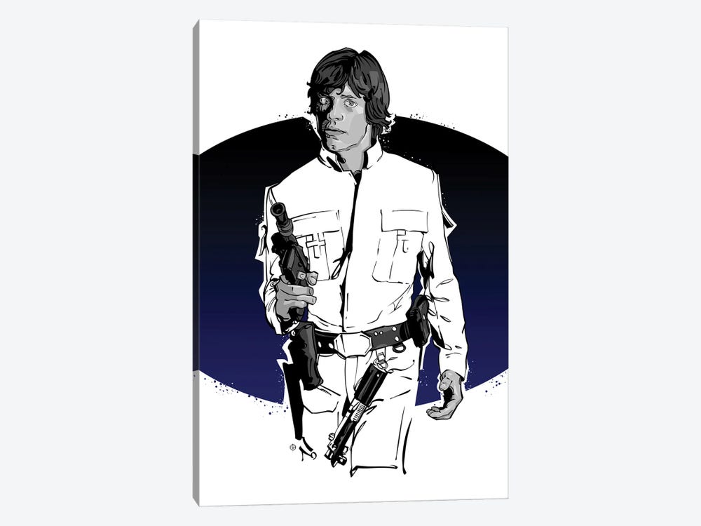 Luke Skywalker by Nikita Abakumov 1-piece Canvas Art Print