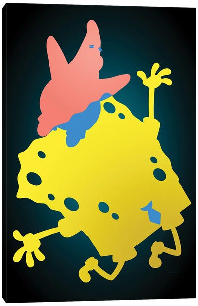 Spongebob Pixel Art Art Print by Paxjah
