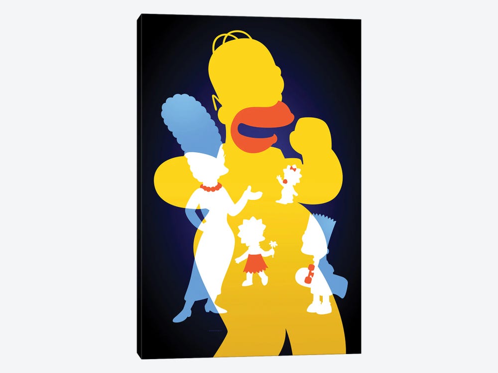 The Simpsons by Nikita Abakumov 1-piece Art Print