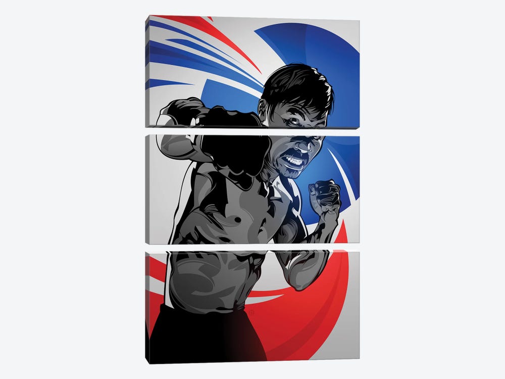 Manny Pacquiao by Nikita Abakumov 3-piece Canvas Print