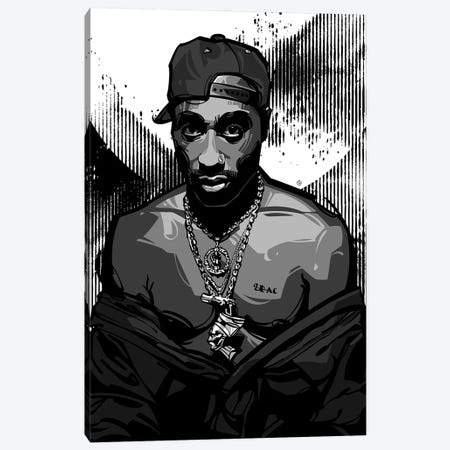 Tupac II Canvas Print #AKM420} by Nikita Abakumov Canvas Artwork