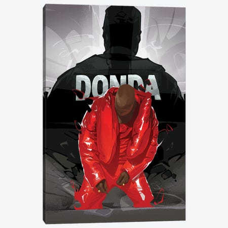 Kanye West Donda Canvas Print #AKM422} by Nikita Abakumov Canvas Artwork