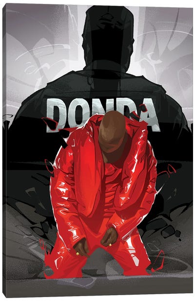 Kanye West Donda Canvas Art Print - Nikita Abakumov