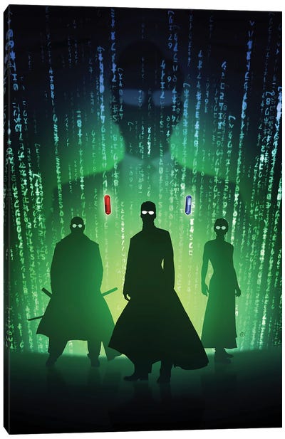 The Matrix Resurrections Canvas Art Print - Cyberpunk Art