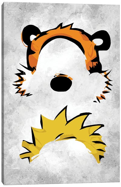 Calvin And Hobbes Canvas Art Print - Animated & Comic Strip Characters