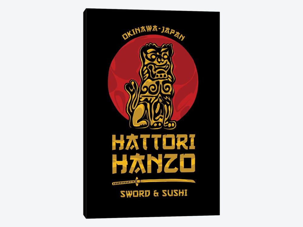 Hattori Hanzo Kill Bill by Nikita Abakumov 1-piece Canvas Artwork