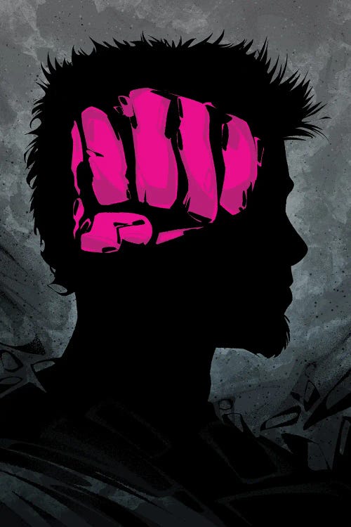 Fight Club Fist Brain