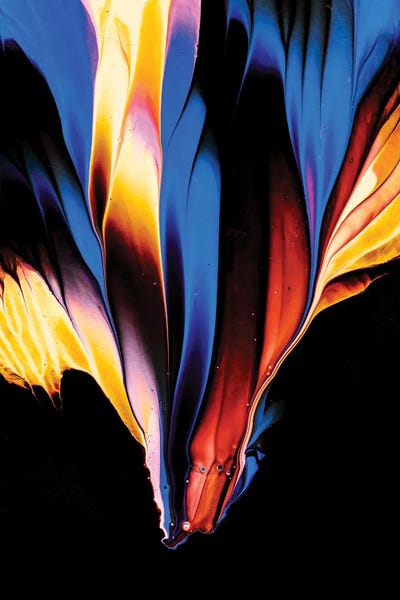 Abstract Paint II by Nikita Abakumov framed canvas print