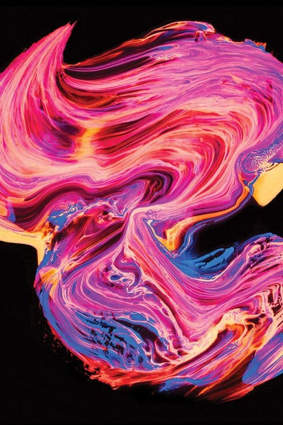 Large | 37"-48": Abstract Paint XII by Nikita Abakumov