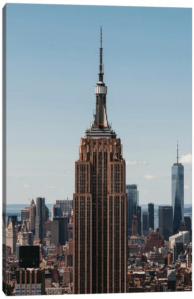 New York XI Canvas Art Print - Empire State Building