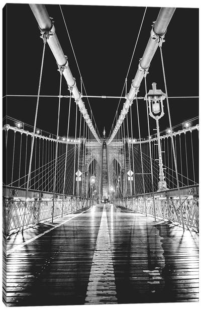NYC Brooklyn Bridge II Canvas Art Print - Nikita Abakumov