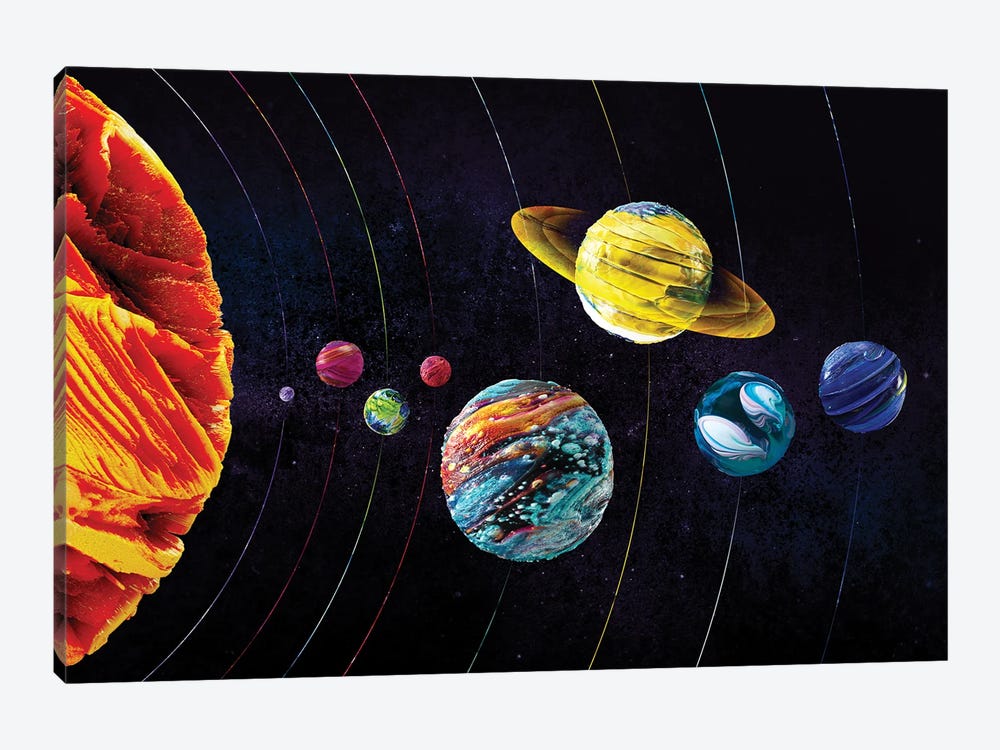 Solar System Landscape by Nikita Abakumov 1-piece Canvas Wall Art