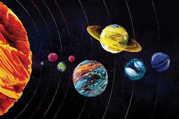 Nikita Abakumov: Solar System Landscape by Nikita Abakumov