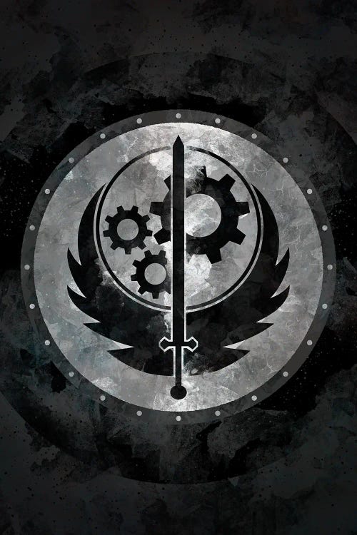 Fallout Brotherhood Of Steel by Nikita Abakumov wall art