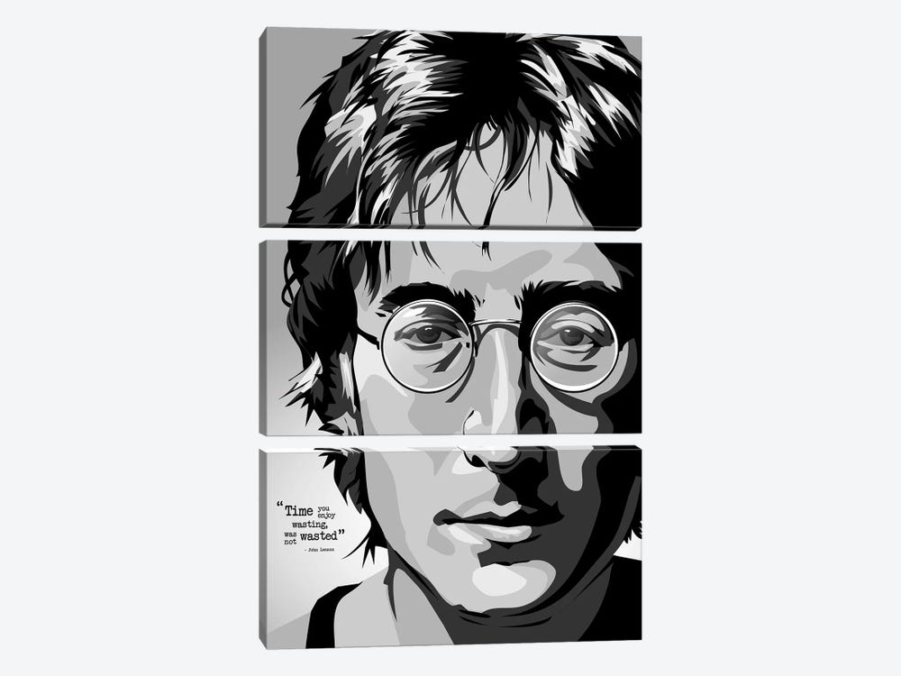 OMG Lennon by Nikita Abakumov 3-piece Canvas Art Print