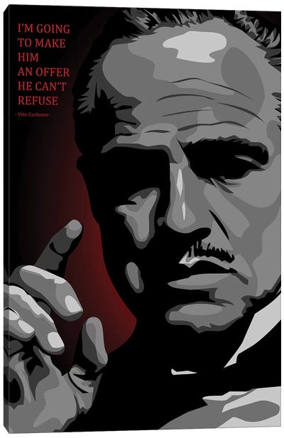 OMG Vito Canvas Art Print - Don Vito Corleone