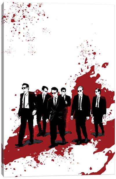 Reservoir Dogs Canvas Art Print - Crime & Gangster Movie Art