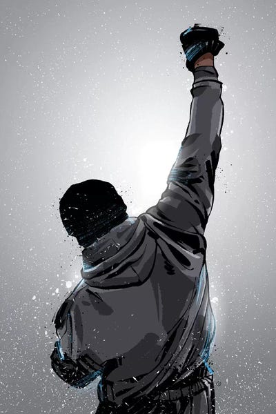 Rocky Balboa Canvas Wall Art Icanvas