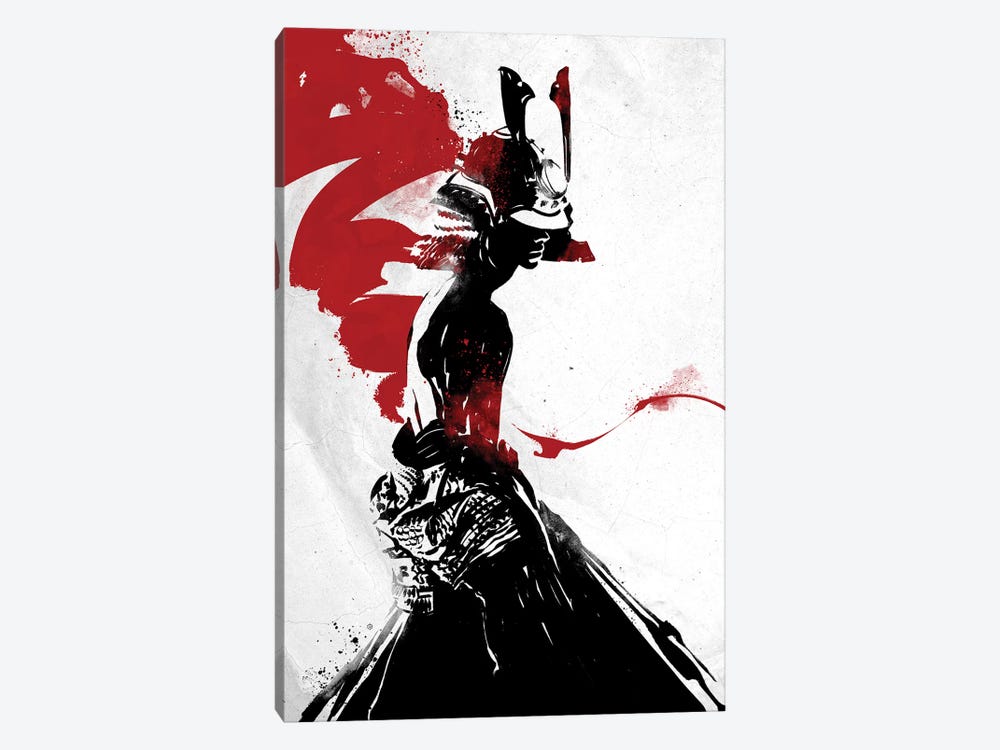 Samurai Girl by Nikita Abakumov 1-piece Canvas Art Print