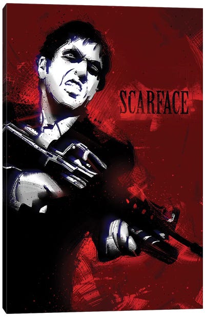 Scarface I Canvas Art Print - Al Pacino