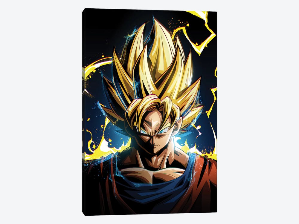 Super Saiyan Goku by Nikita Abakumov 1-piece Canvas Art