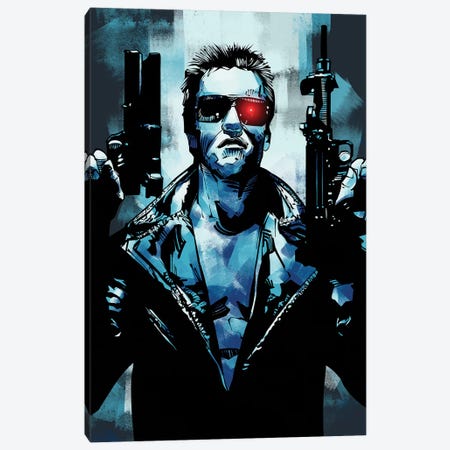 Terminator 3 Canvas Print #AKM88} by Nikita Abakumov Canvas Art Print