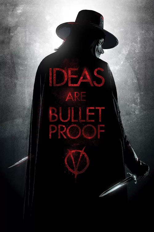 V For Vendetta by Nikita Abakumov wall art