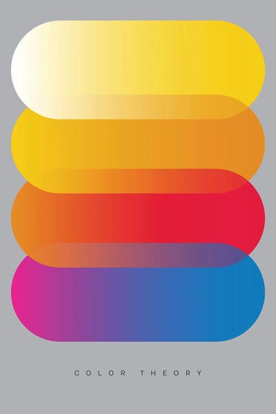 Colorful Abstracts: Color Theory II by Nikita Abakumov