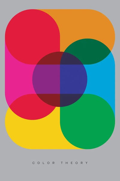 Colorful Abstracts: Color Theory III by Nikita Abakumov