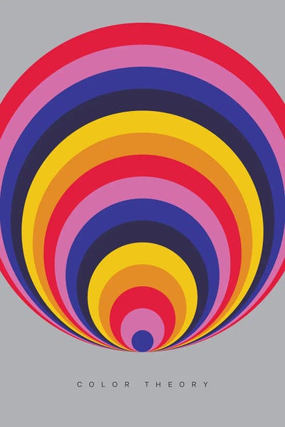 Colorful Abstracts: Color Theory IV by Nikita Abakumov