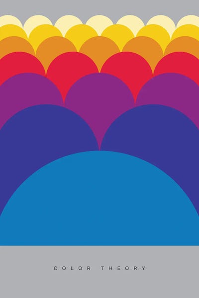 Colorful Abstracts: Color Theory V by Nikita Abakumov