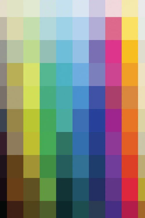 Color Theory Harmony by Nikita Abakumov wall art