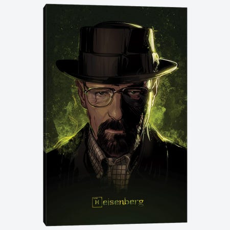 Breaking Bad Heisenberg Canvas Print #AKM9} by Nikita Abakumov Canvas Art