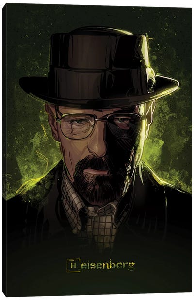 Breaking Bad Heisenberg Canvas Art Print - Crime Drama TV Show Art
