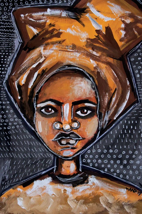 Brown Gele