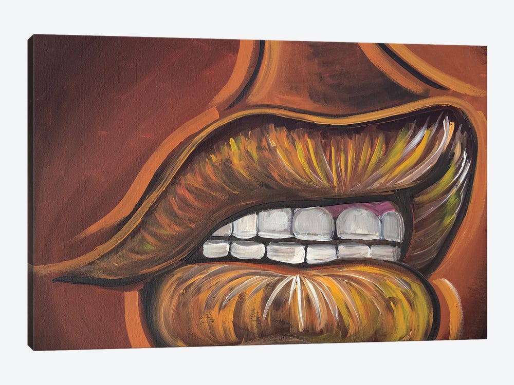 Lip Service by Akaimi the Artist 1-piece Canvas Wall Art