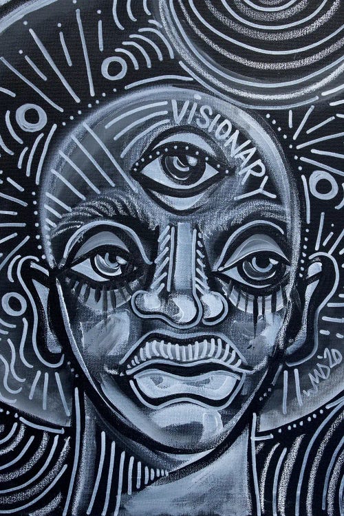 Visionary by Akaimi the Artist wall art