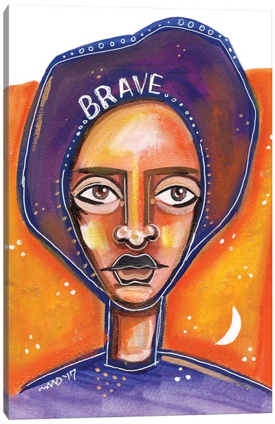 Brave Canvas Art Print - Courage Art