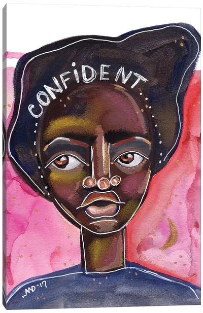 Confident Canvas Art Print - Mental Health Awareness