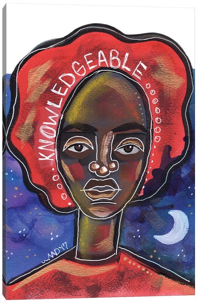 Knowledgeable Canvas Art Print - Black Lives Matter Art