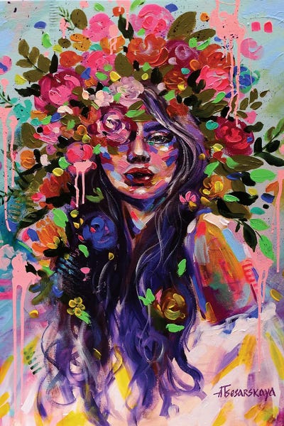 Ucraniano Pawer Girl by Aliaksandra Tsesarskaya art print