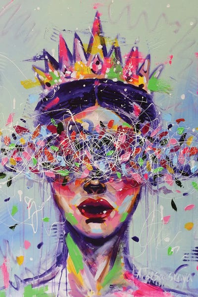 The Queen by Aliaksandra Tsesarskaya art print