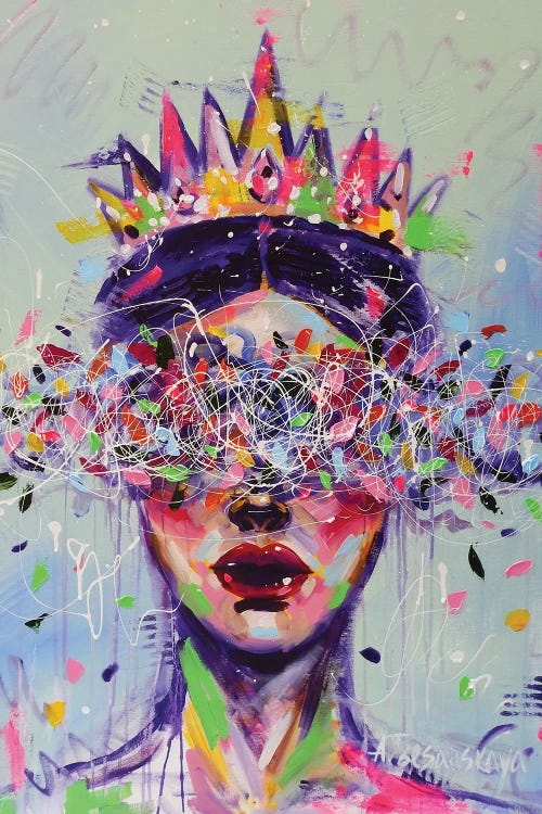 The Queen by Aliaksandra Tsesarskaya wall art