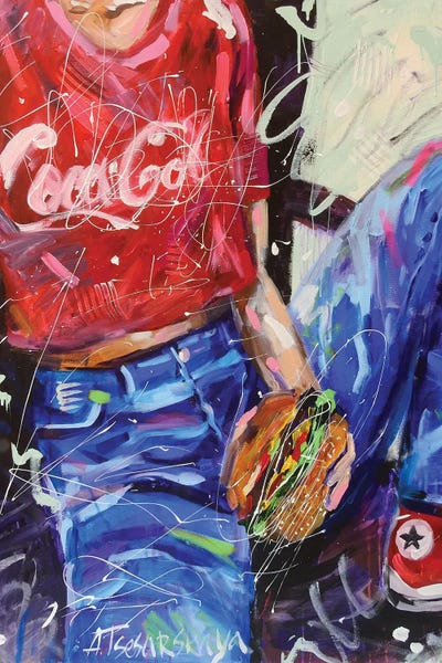 Women's Pants: The Hamburger by Aliaksandra Tsesarskaya