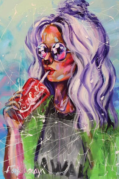 Women's Tops: Coca-Cola by Aliaksandra Tsesarskaya