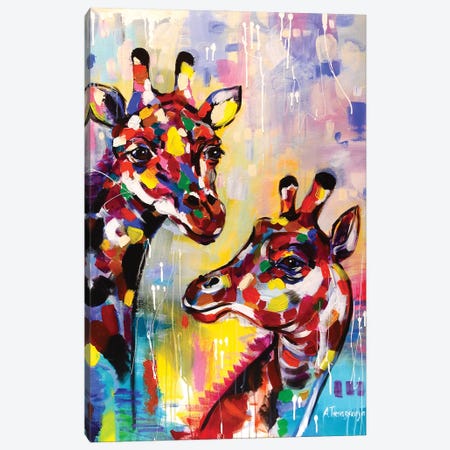Giraffe Canvas Print #AKT12} by Aliaksandra Tsesarskaya Canvas Print