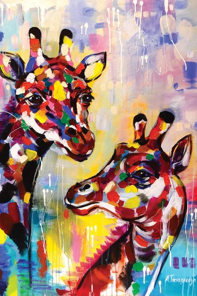 Giraffes: Giraffe by Aliaksandra Tsesarskaya