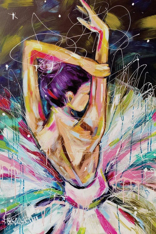 Ballerina by Aliaksandra Tsesarskaya wall art